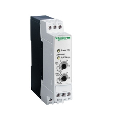 Устройство плавного пуска 1.1кВт 1ф / 4кВт 3ф, Schneider Electric (ATS01N109FT)