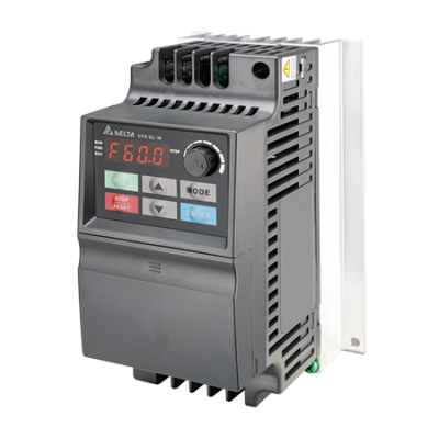 Преобразователь частоты 0.2 кВт, VFD-EL-W, 1ф/220В (VFD002EL21W-1)