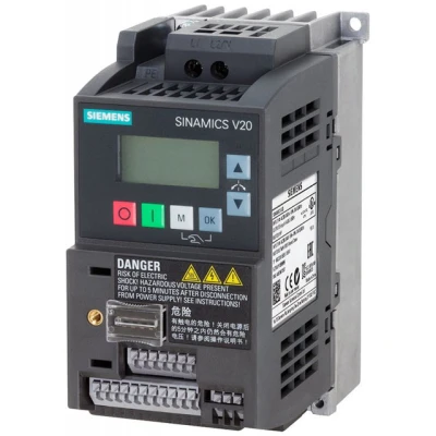 Преобразователь частоты SINAMICS V20 2.2 кВт, 380В (6SL3210-5BE22-2UV0)